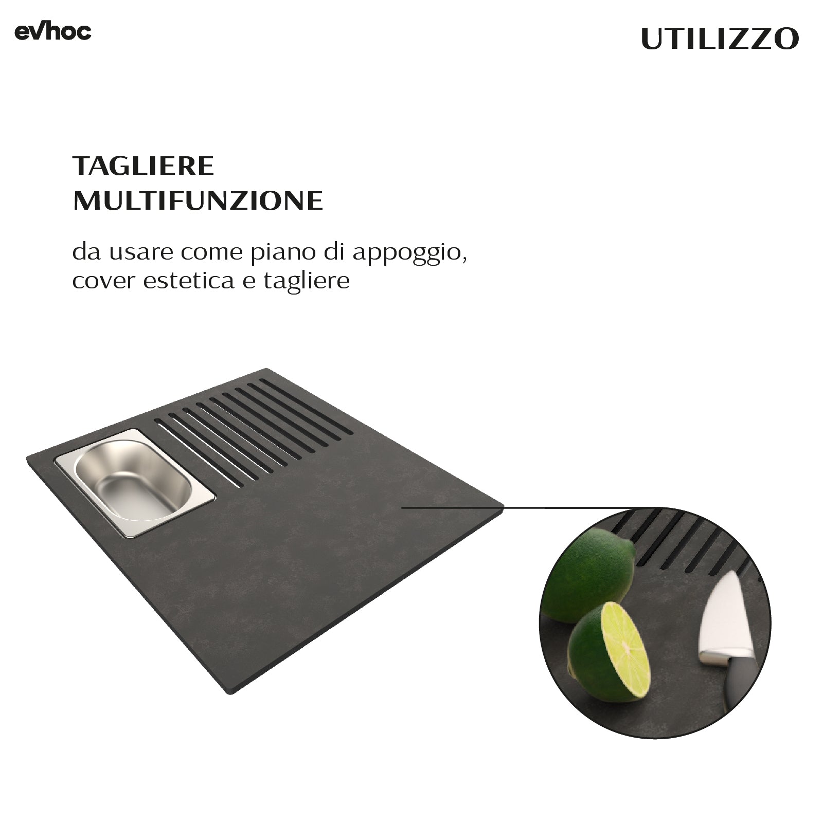 CUTTING BOARD COMPLEMENT PLUS 340