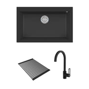 Unicum L Inset Black + Rolling Grate S + Black Venus