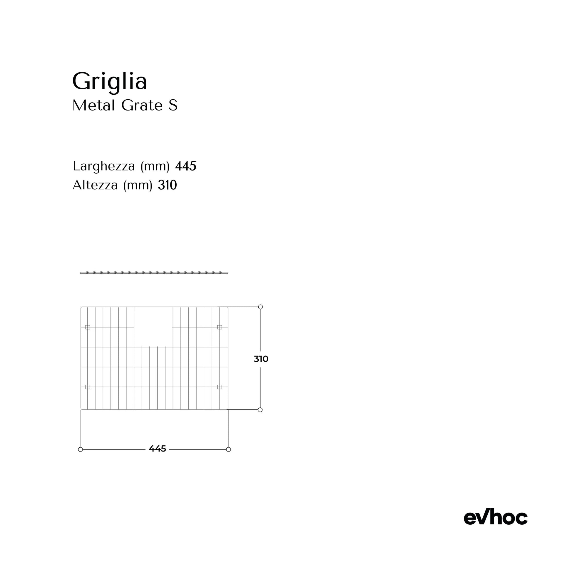 render griglia per lavello in acciaio inox metal grate S