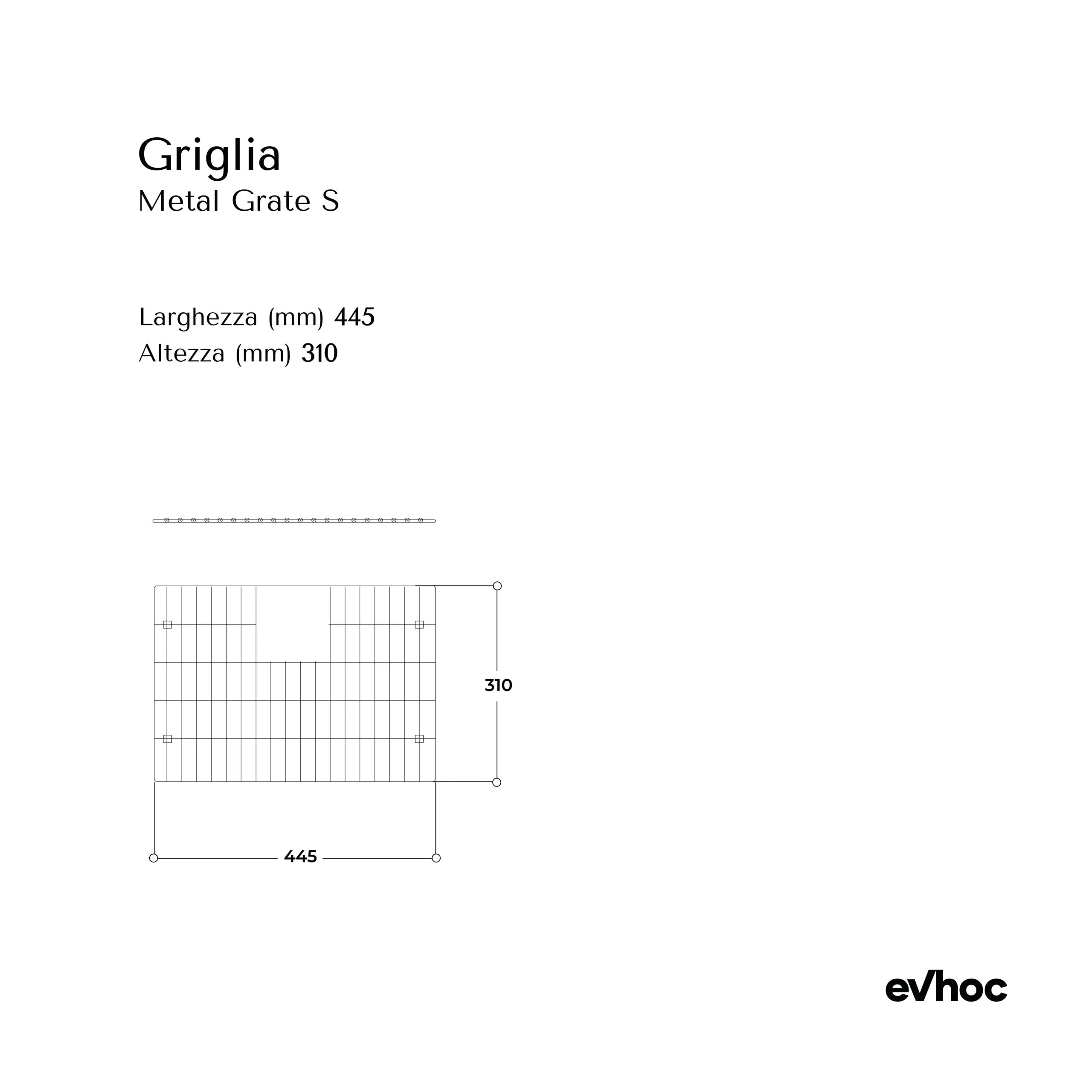 render griglia per lavello in acciaio inox metal grate S
