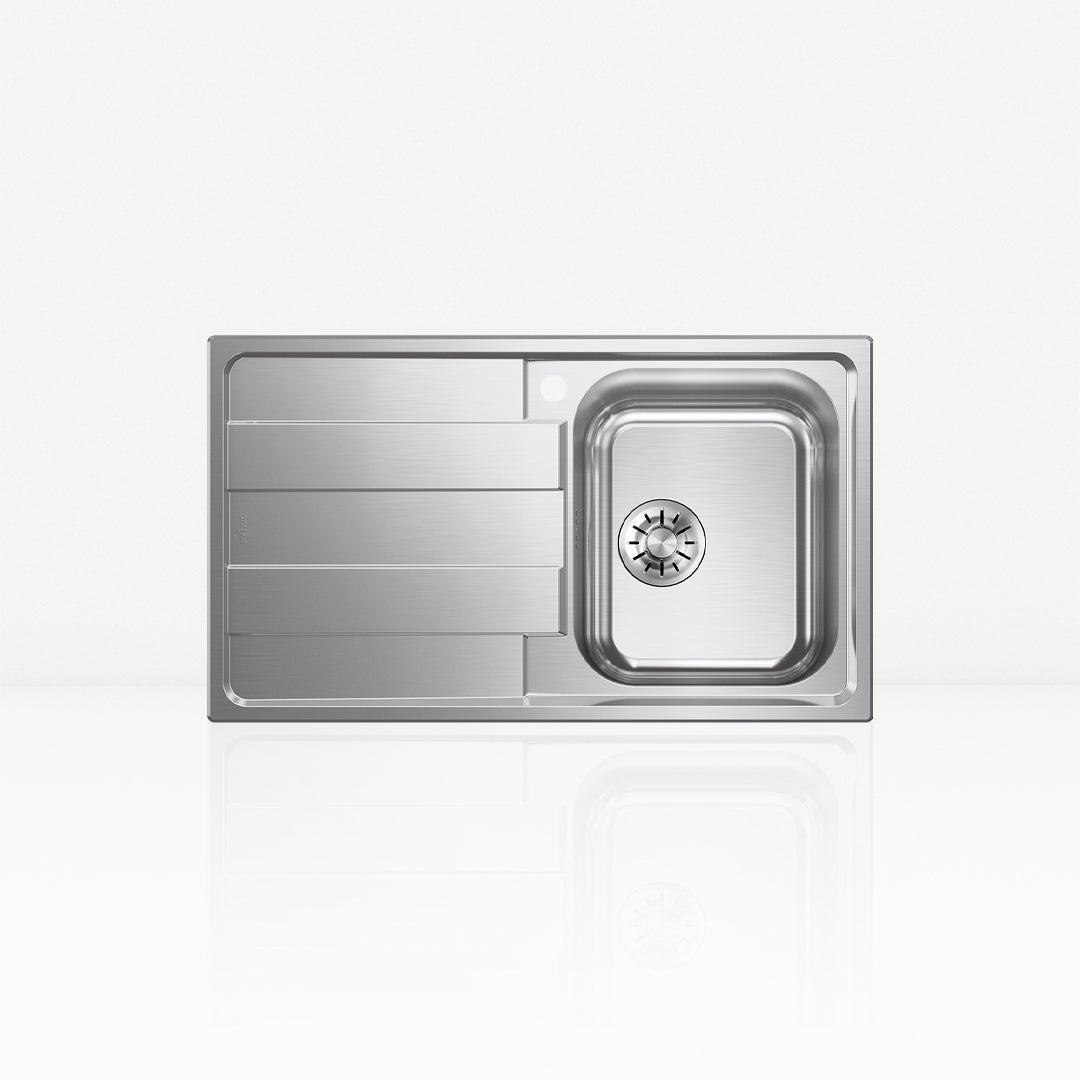 AURA S - Lavello in acciaio inox Sopratop 86x50 cm