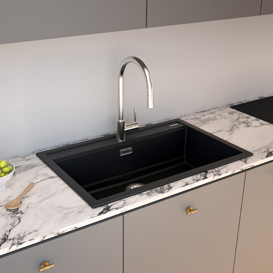 render lavello sopratop in kuarzite desiderata s nero