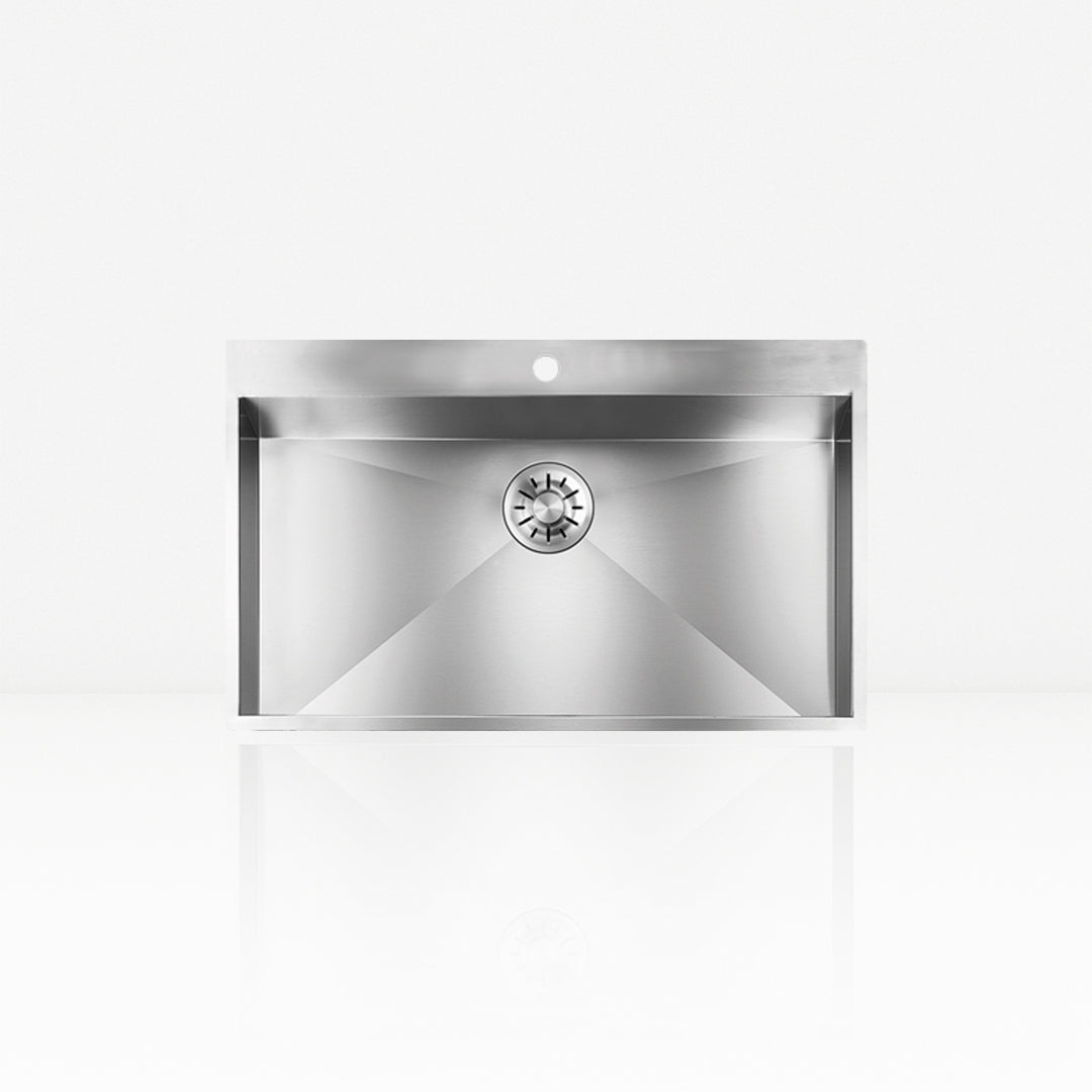 ETHERNA XXL - Lavello in acciaio inox Sopratop 84x50 cm