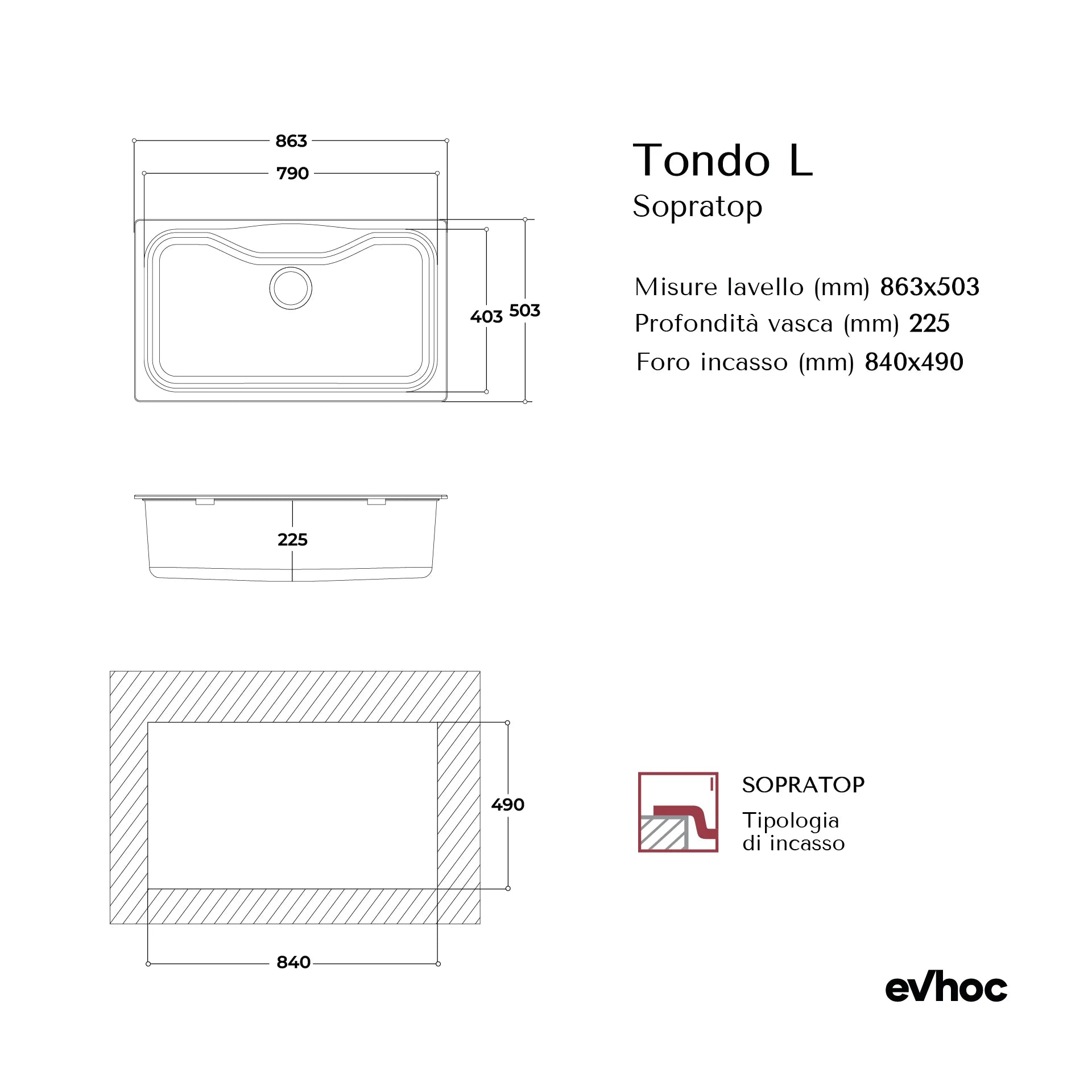 TONDO L - Inset