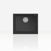 lavello in kuarzite sottotop unicum s nero