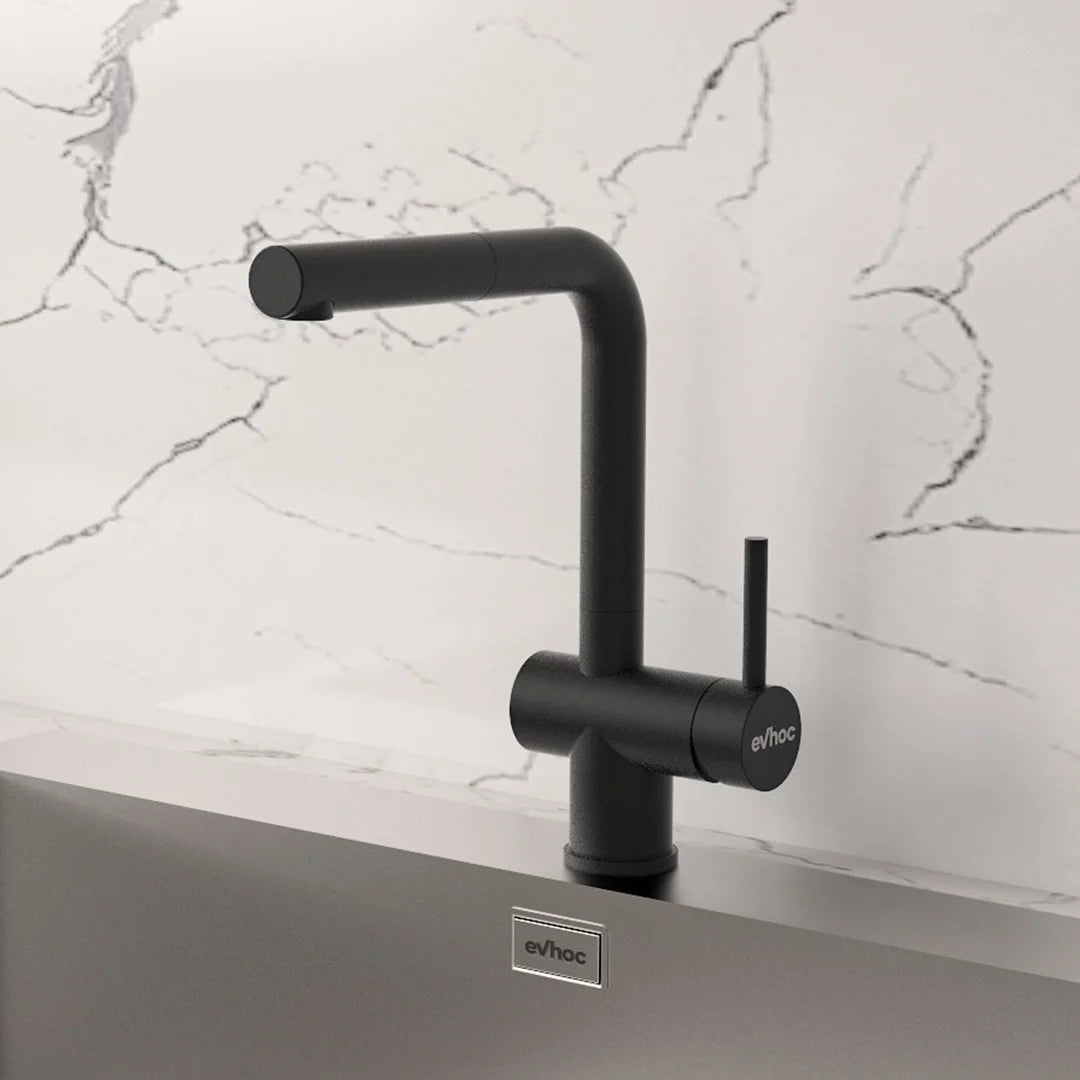 HELION - Miscelatore con doccetta estraibile