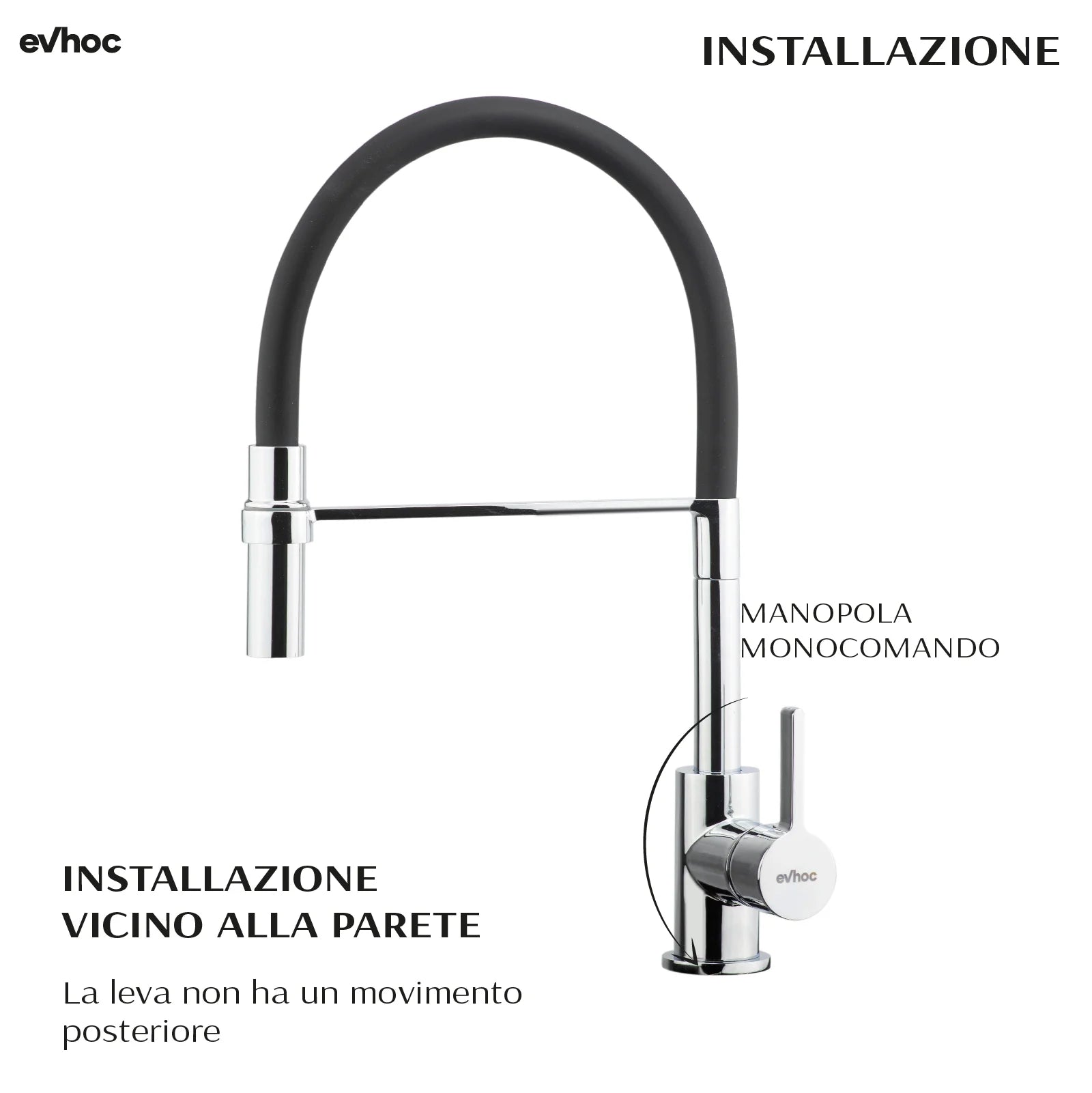 TAHLIA - Miscelatore con doccetta estraibile