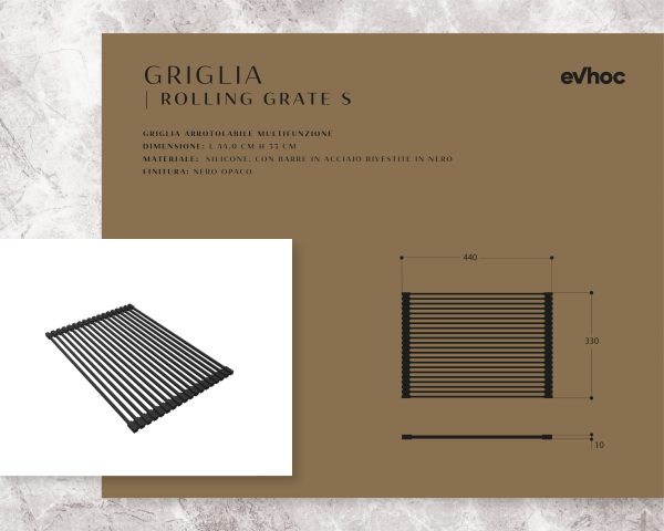 ROLLING GRATE S Grid - Evhoc