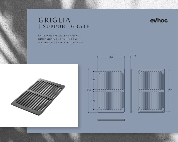 SUPPORT GRATE Grid - Evhoc