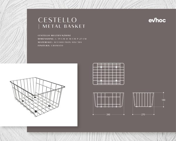 METAL BASKET - Evhoc