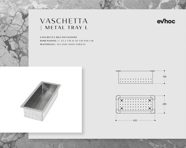 METAL TRAY L - Evhoc