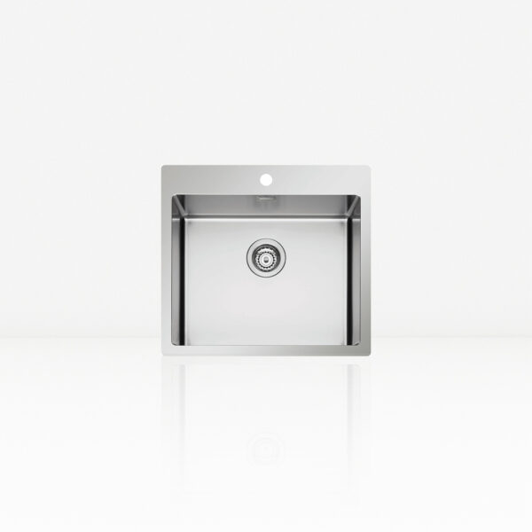 DEUS S - Lavello sopratop in acciaio inox - Evhoc