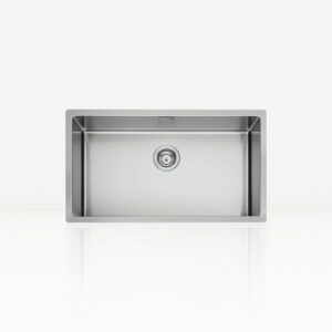 LUMIUM M - Lavello in acciaio inox | Sopratop 74x44 cm