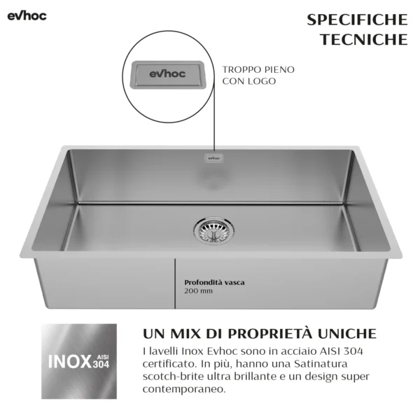 LUMIUM XXL | Undermount - Evhoc