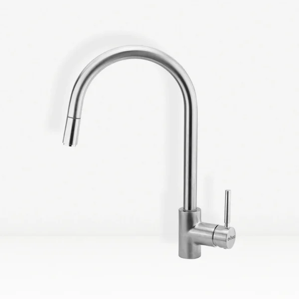 miscelatore da cucina con doccetta hippo cromo