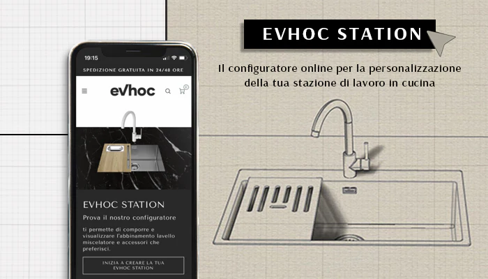 Evhoc Station: crea il tuo lavello personalizzato