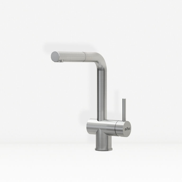 miscelatore con doccetta helion inox