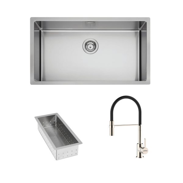 SET NEBBIA Lumium M Sopratop + Metal Tray L + Tahlia Nichel