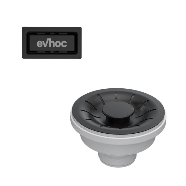 Acqua Flow Total Black Strainer - Evhoc